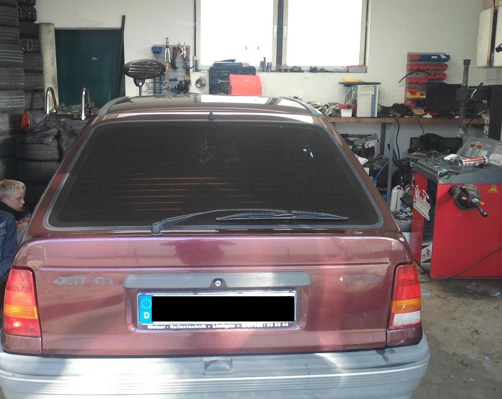 Scheiben hinten getönt