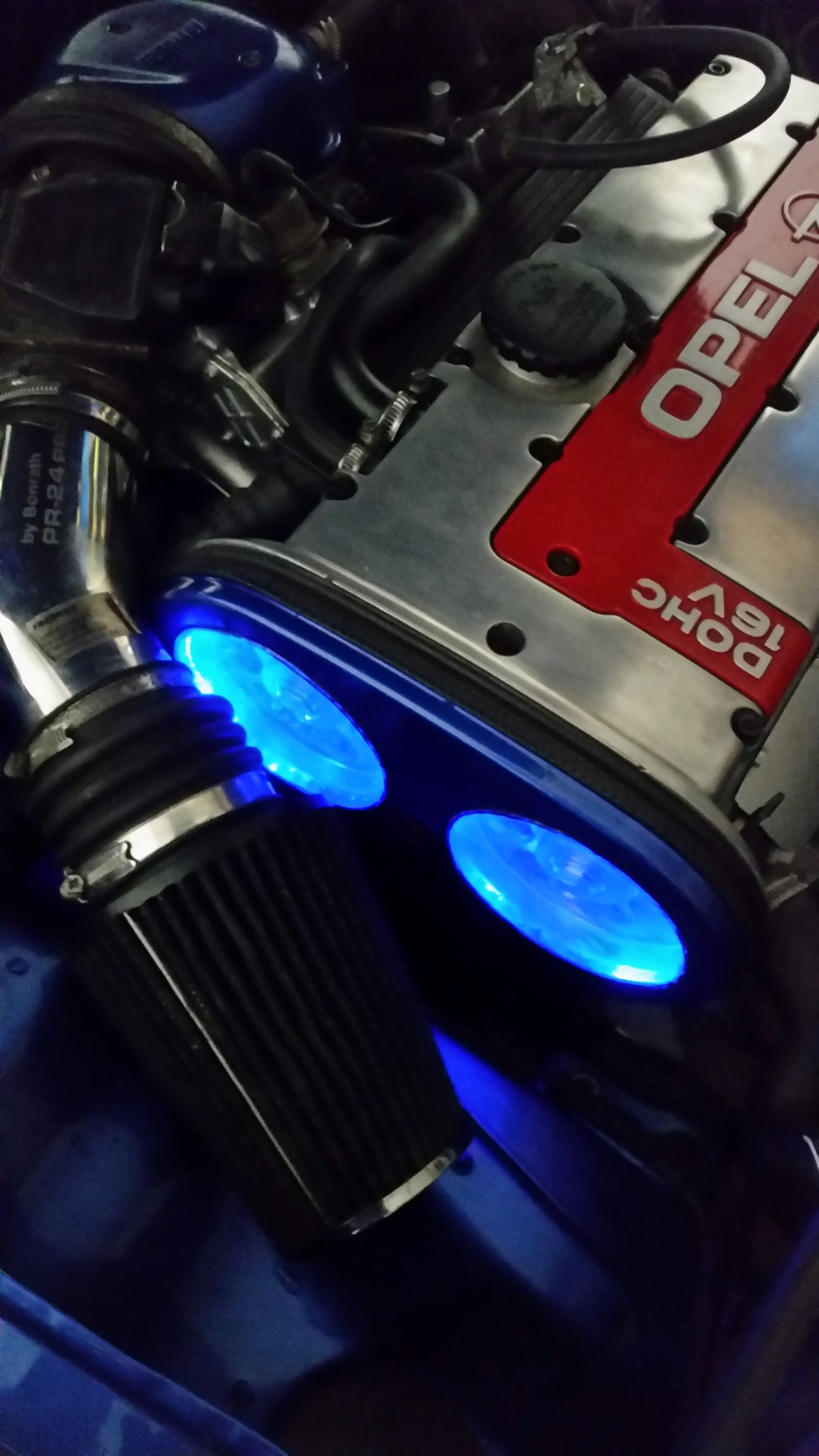 Nockenwellenräderbeleuchtung