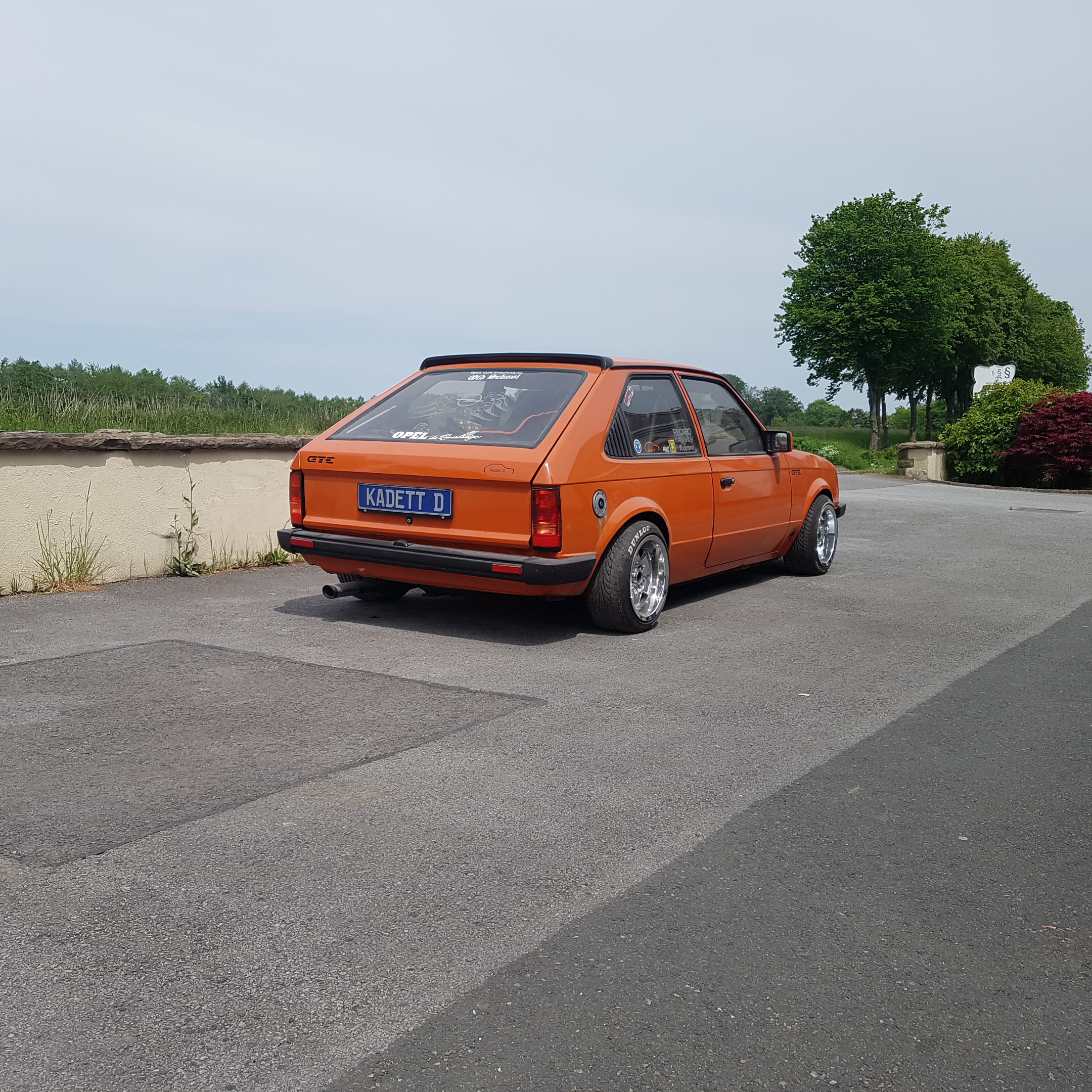 Kadett D Rote Rückleuchten