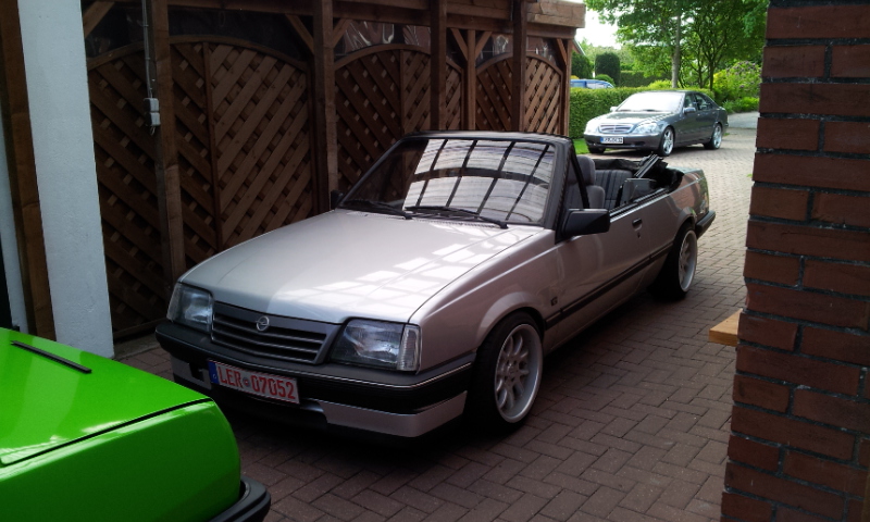 Mein silberner C Ascona Cabrio