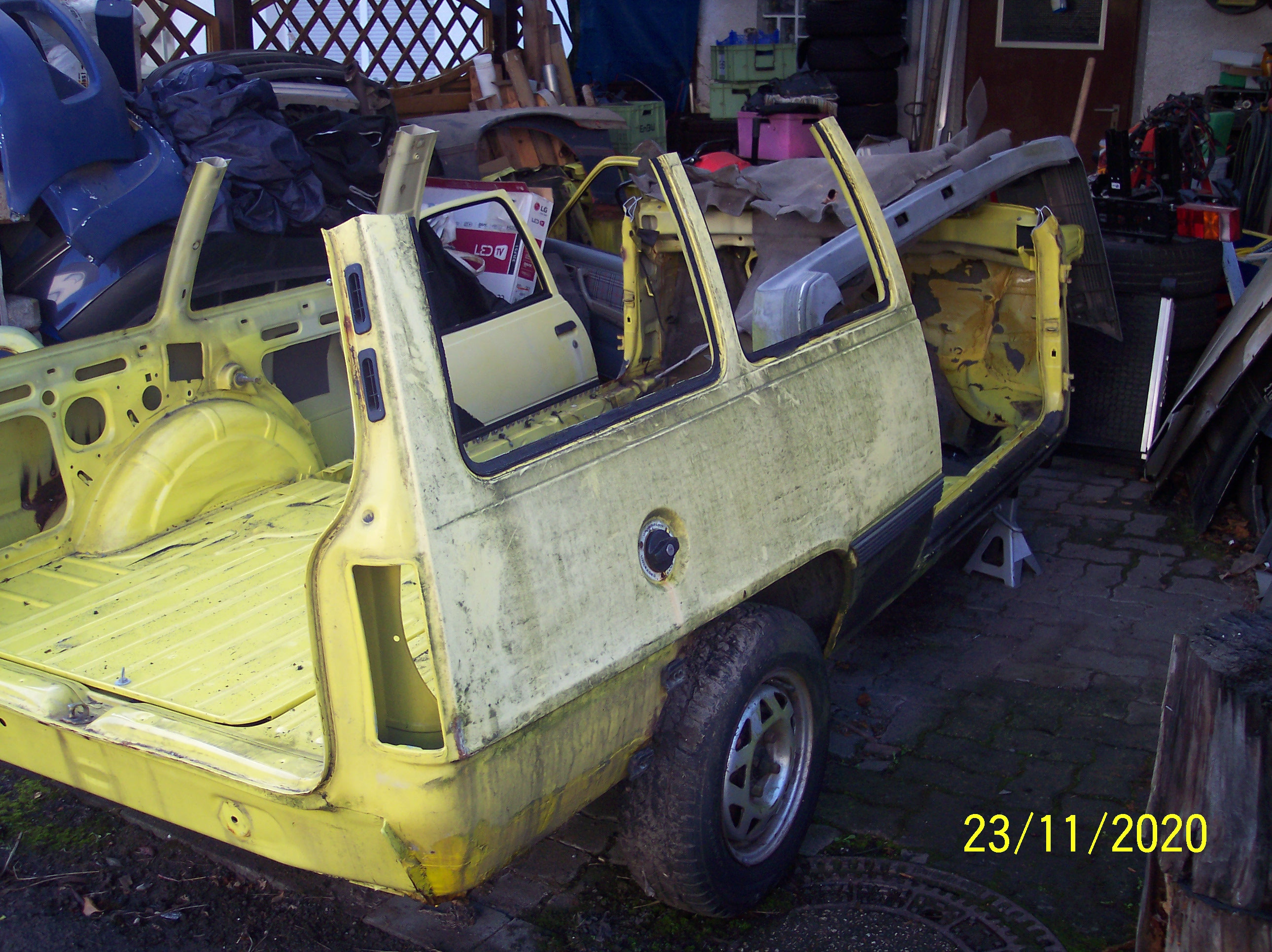 mein erstes Auto - nun leider zum Altmetall :(((