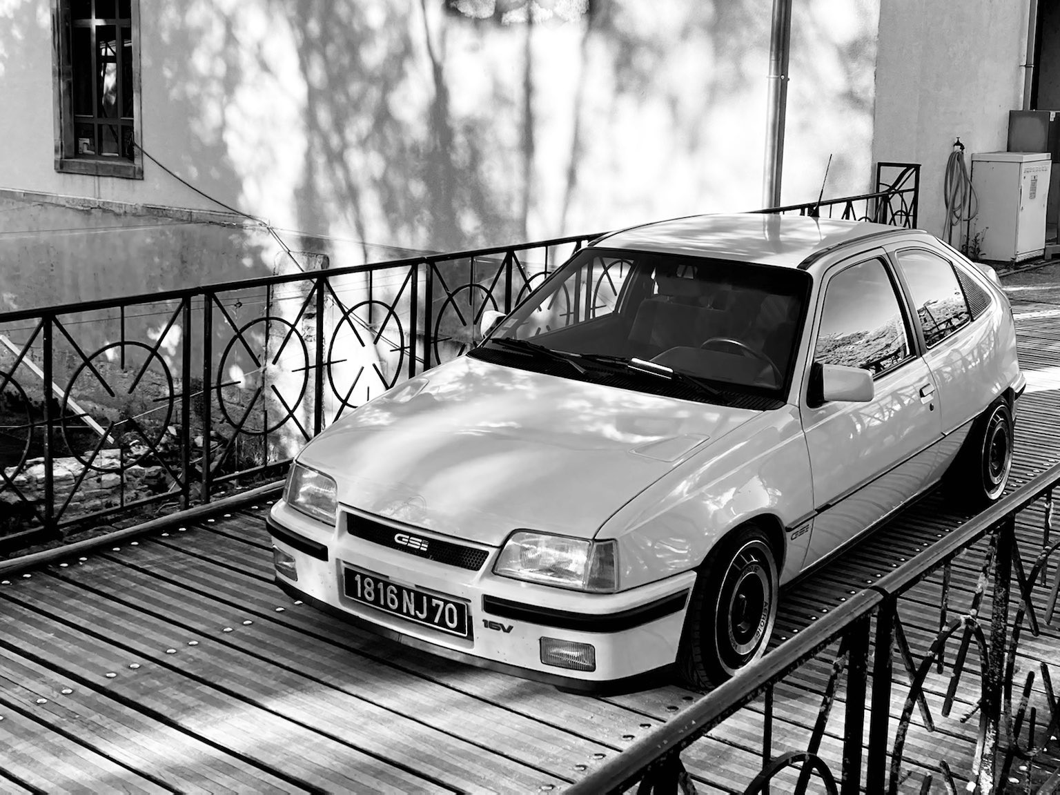 My white Kadett gsi 16V