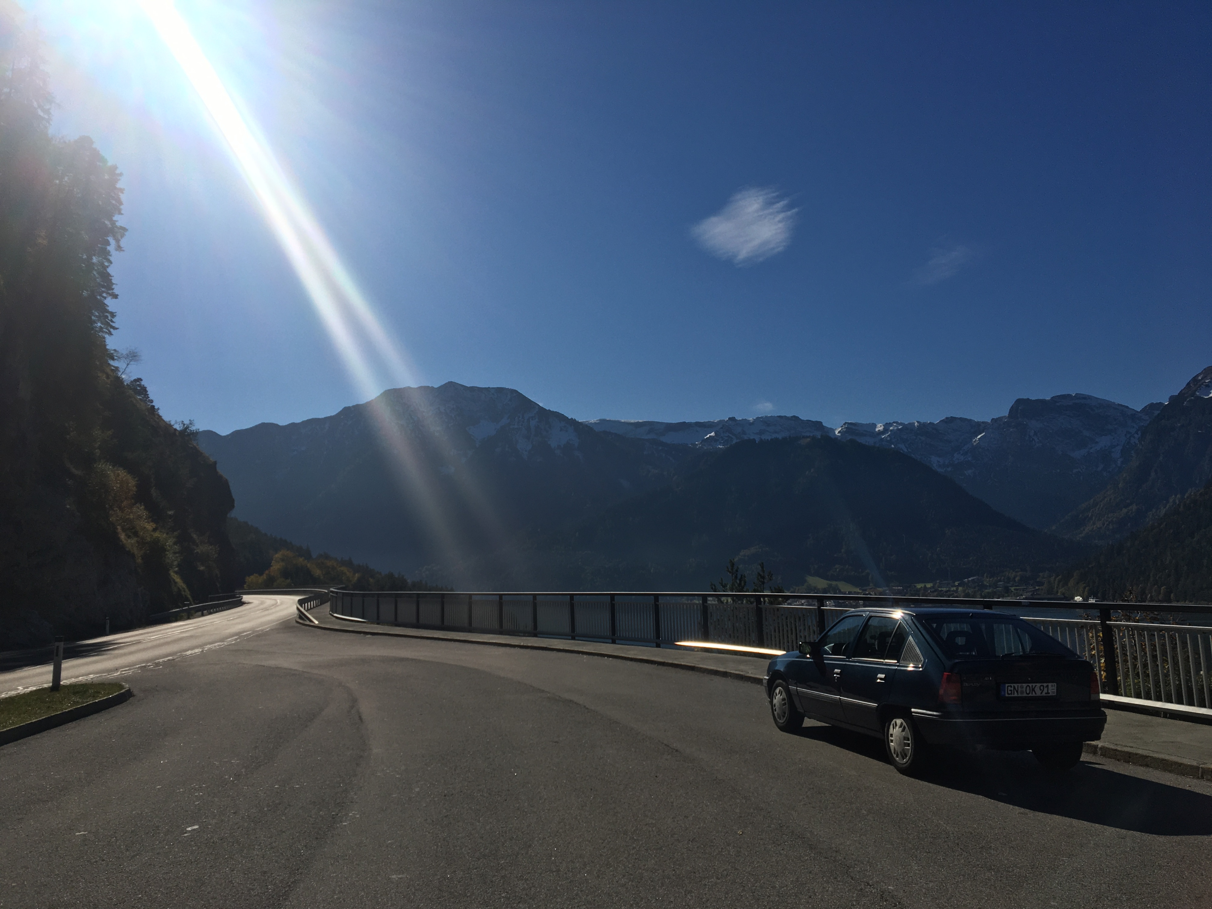 Mit dem Kadett am Achensee in Tirol