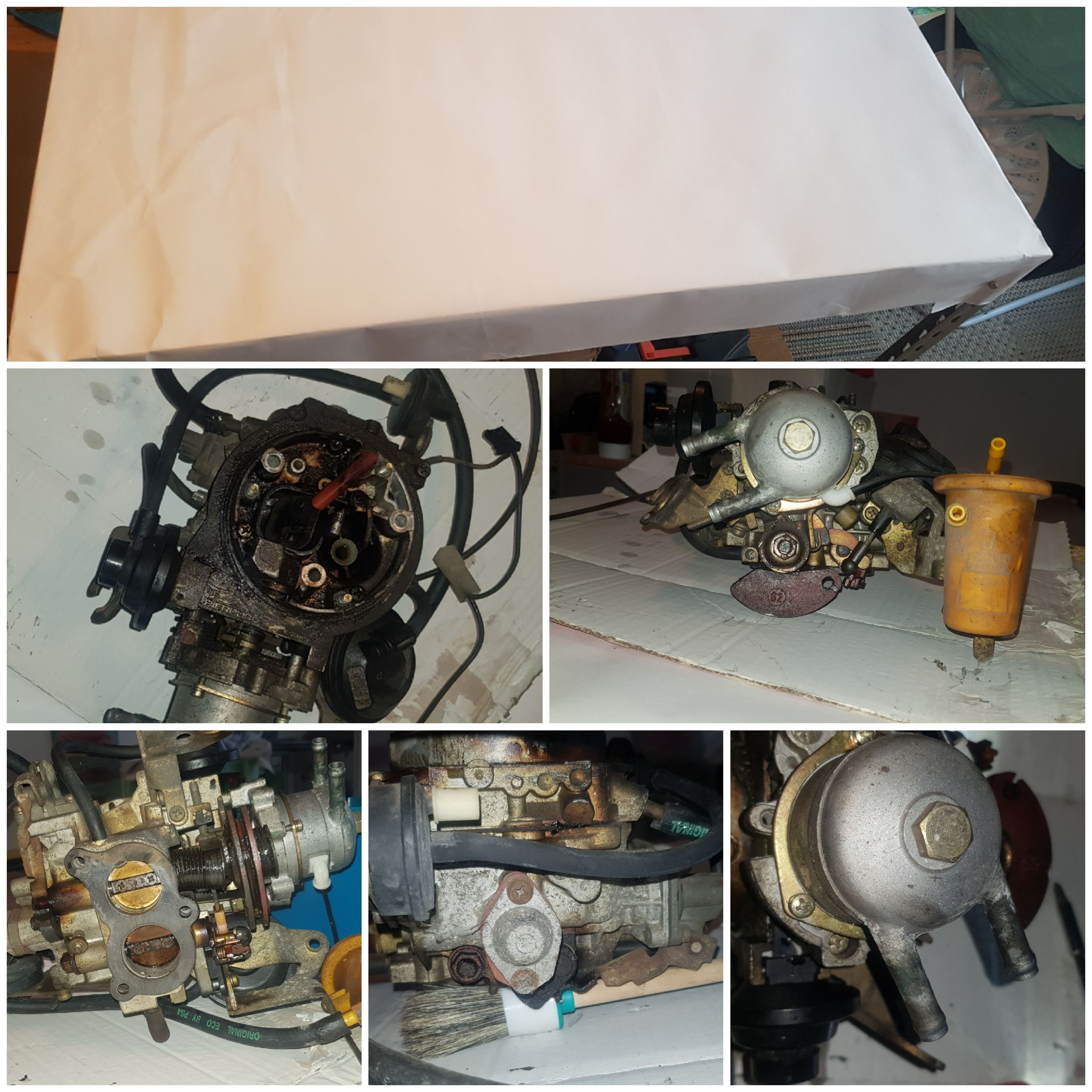 Da der Wagen erst mit Gasspiel an ging. Lag es am verkockten Vergaser