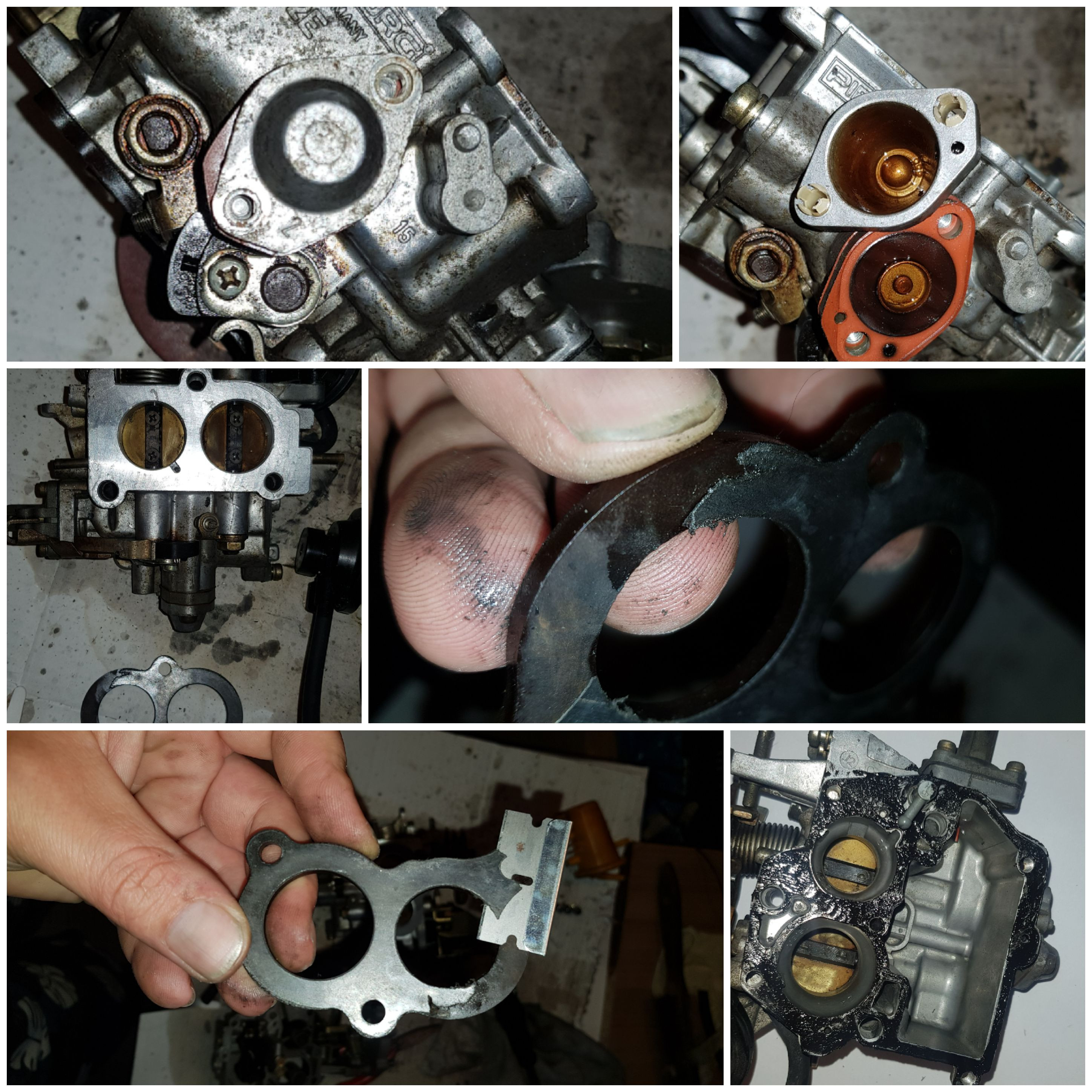 Da der Wagen erst mit Gasspiel an ging. Lag es am verkockten Vergaser