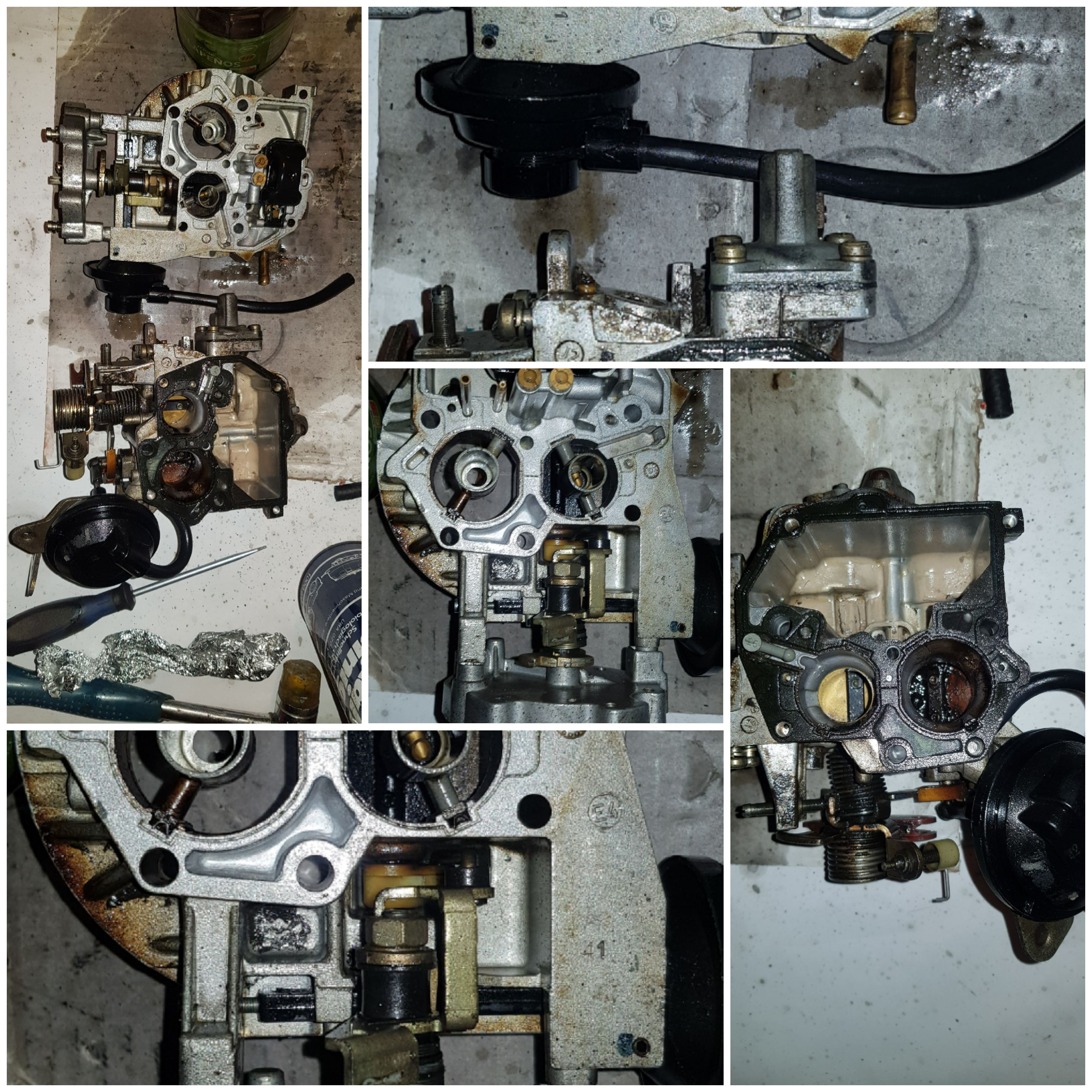 Da der Wagen erst mit Gasspiel an ging. Lag es am verkockten Vergaser