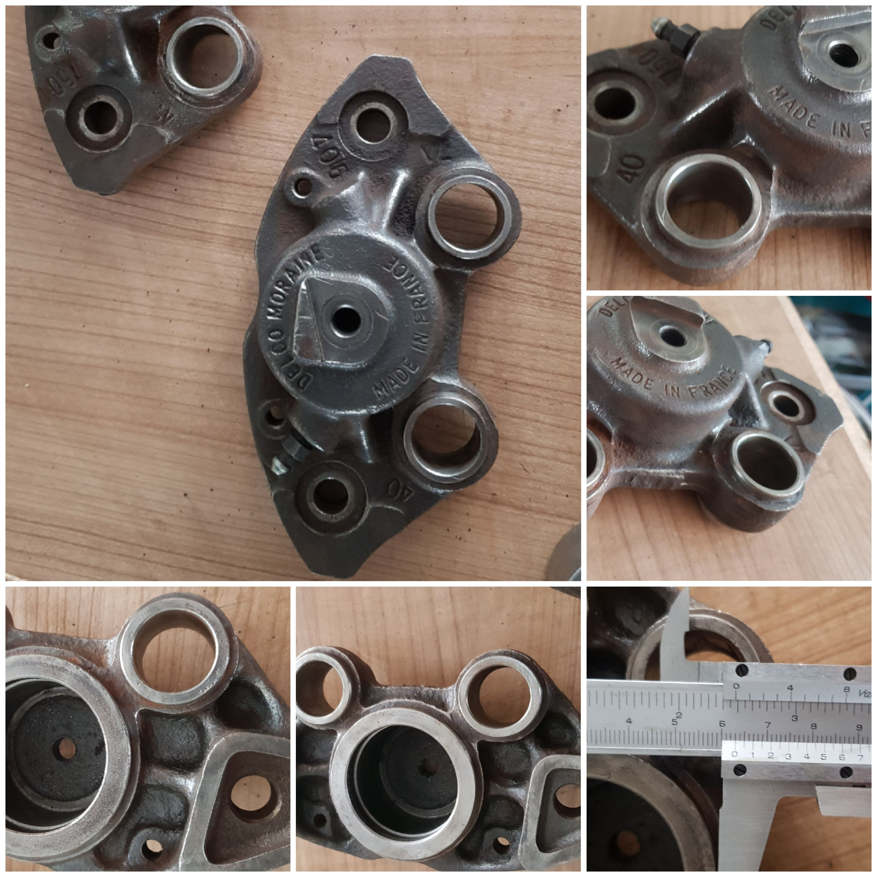 Jetzt zuletzt Habe ich mich über die Bremssättel her gemacht