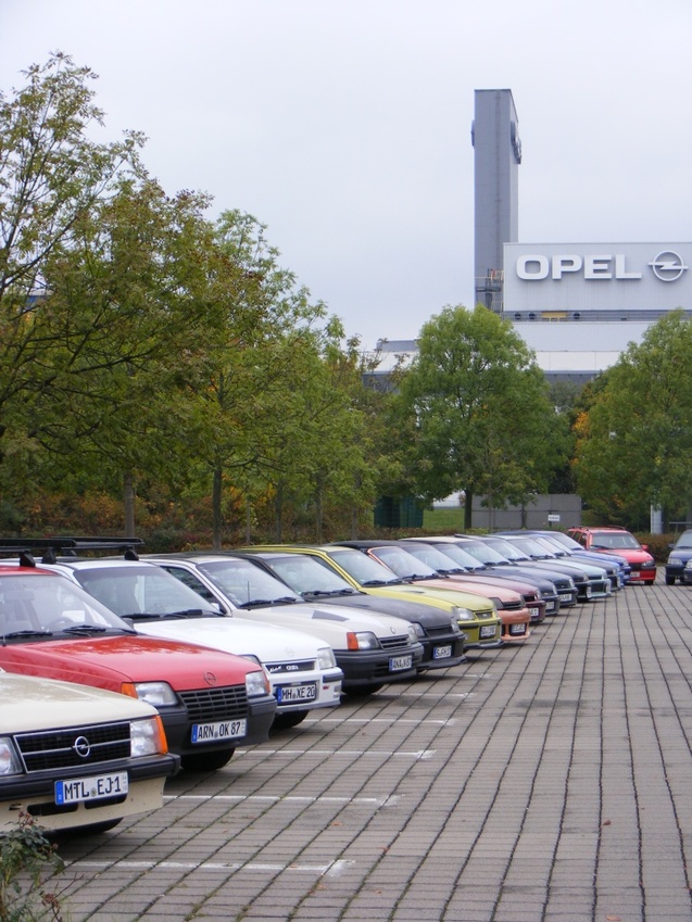 1. Zentrales Kadett-Forum Treffen 17.10.2015 Opel Werk Eisenach