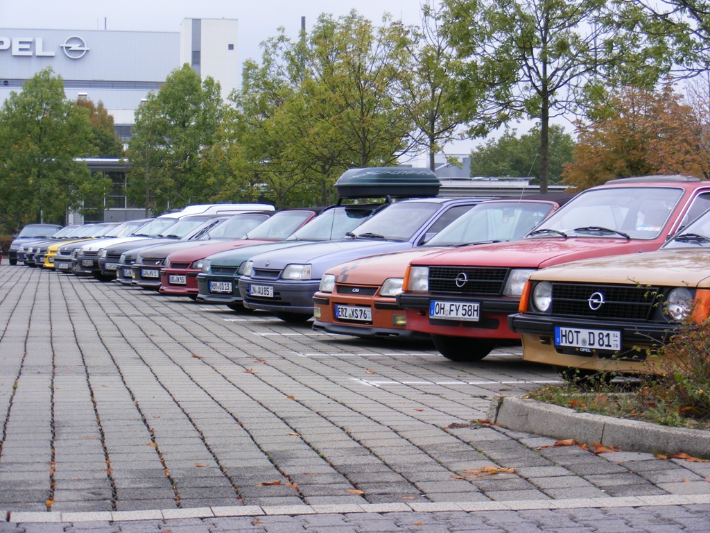 1. Zentrales Kadett-Forum Treffen 17.10.2015 Opel Werk Eisenach