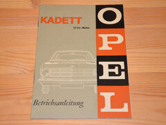 Bedienungsanleitung Kadett B